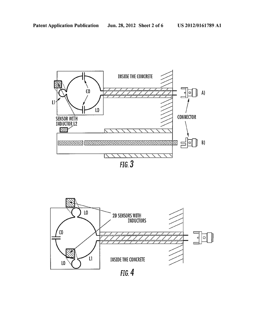 DEVICE FOR MONITORING AT LEAST A PHYSICAL CHARACTERISTIC OF A BUILDING     MATERIAL - diagram, schematic, and image 03