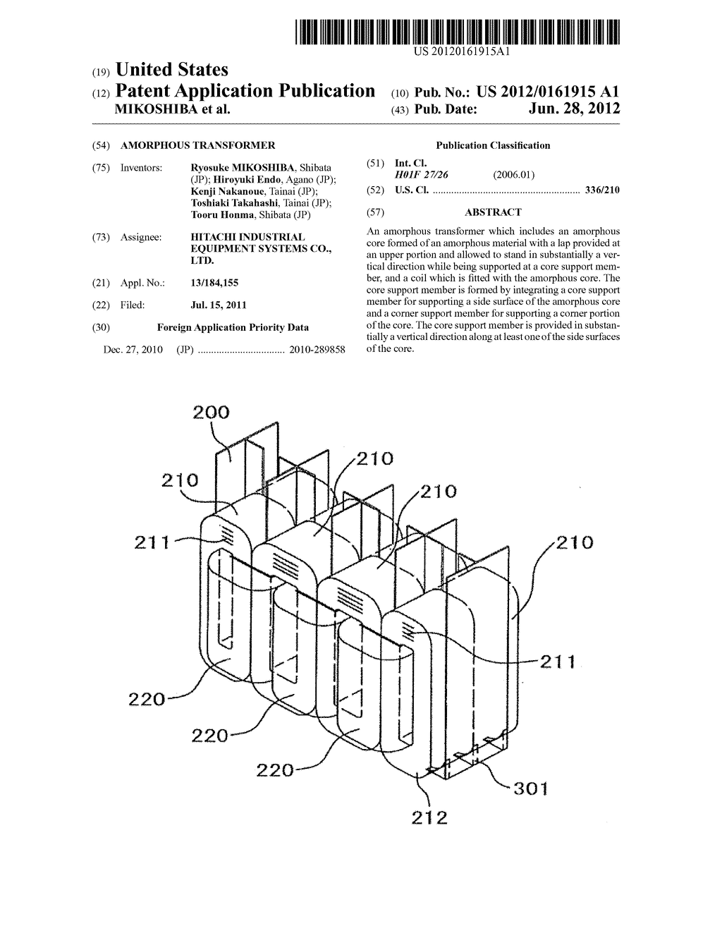 AMORPHOUS TRANSFORMER - diagram, schematic, and image 01