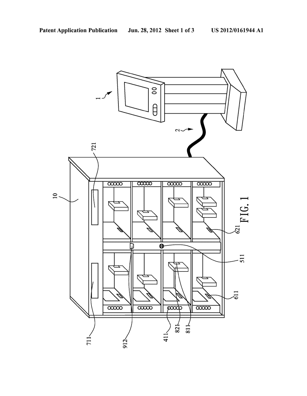 RFID-BASED INTELLIGENT STORAGE CABINET AND THE MANAGEMENT METHOD THEREOF - diagram, schematic, and image 02