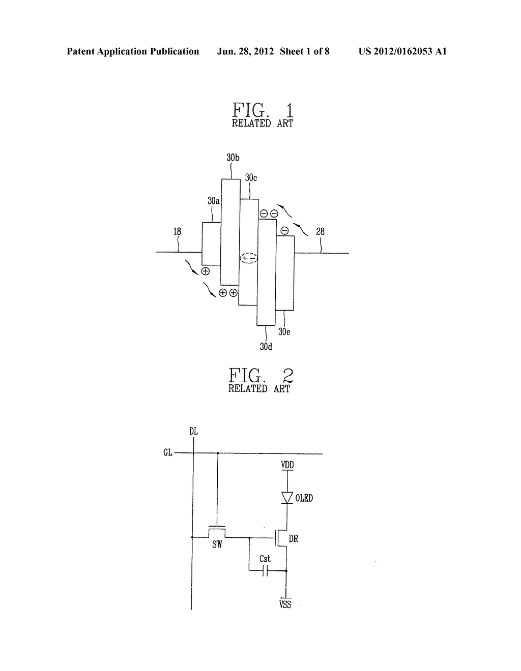 ORGANIC LIGHT EMITTING DIODE DISPLAY DEVICE AND FABRICATION METHOD THEREOF - diagram, schematic, and image 02