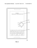 PORTABLE ELECTRONIC DEVICE AND METHOD OF CONTROLLING SAME diagram and image