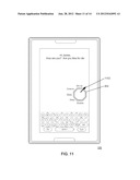 PORTABLE ELECTRONIC DEVICE AND METHOD OF CONTROLLING SAME diagram and image