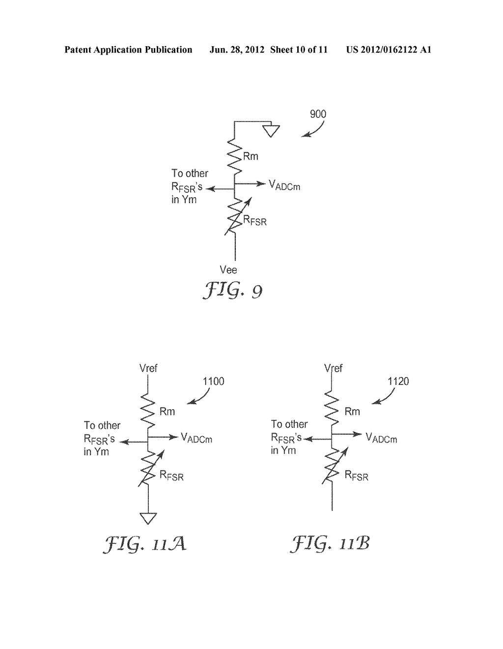 FORCE SENSITIVE DEVICE WITH FORCE SENSITIVE RESISTORS - diagram, schematic, and image 11