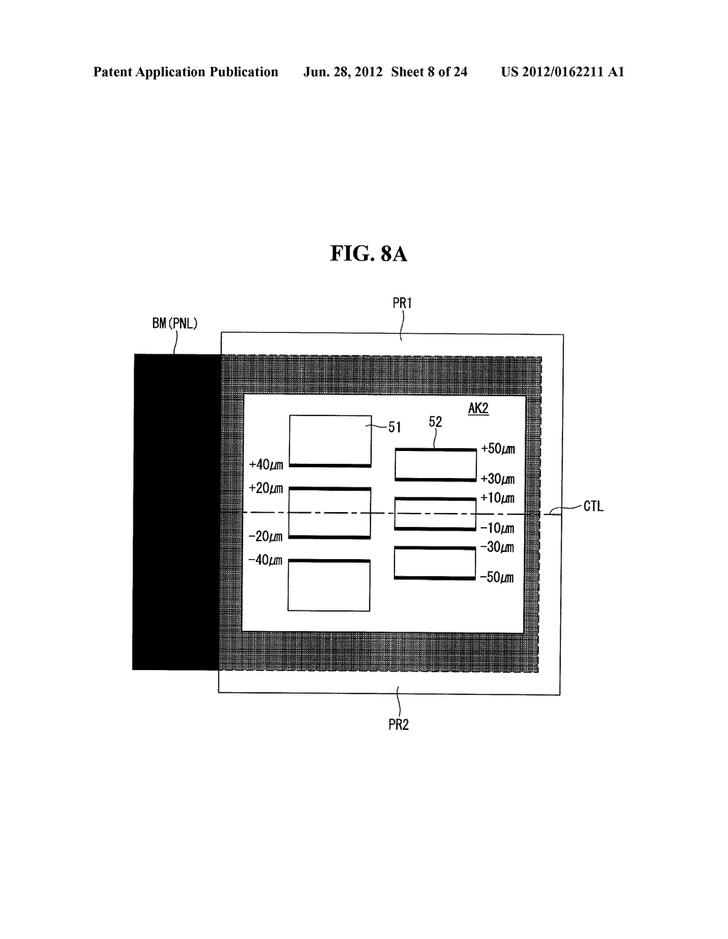 ALIGN MARK OF STEREOSCOPIC IMAGE DISPLAY, ALIGNING METHOD AND SYSTEM USING     THE ALIGN MARK - diagram, schematic, and image 09