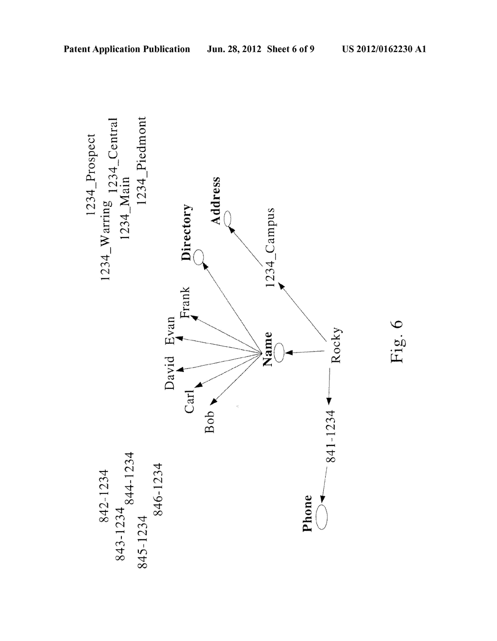 Methods for Generating Visual Data From Nodes Containing Identify Data for     Individuals From a Set View Point - diagram, schematic, and image 07