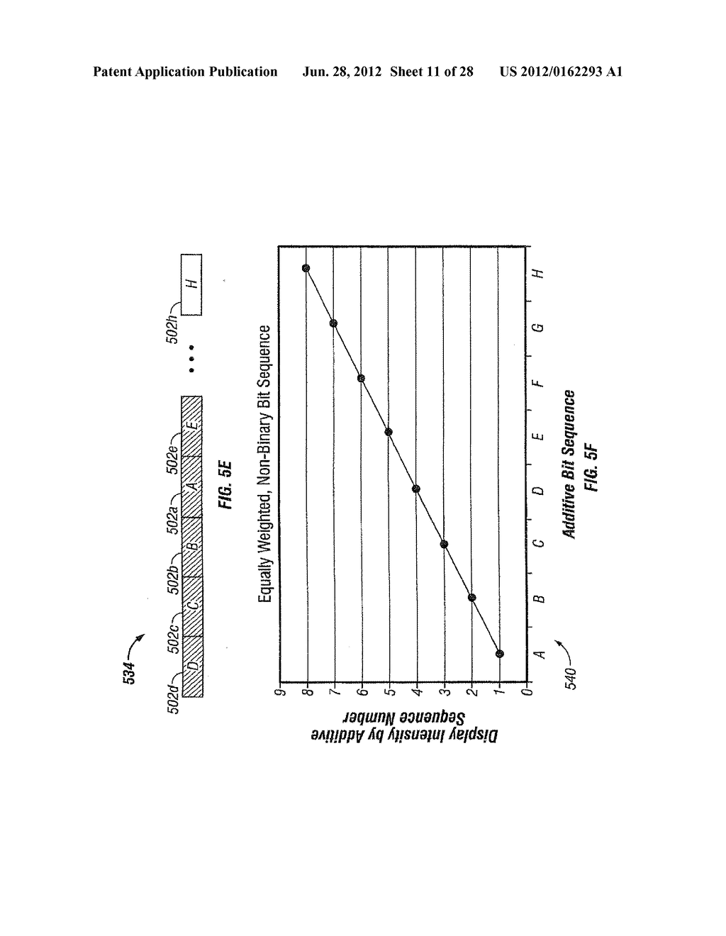 GRAY SCALE DRIVE SEQUENCES FOR PULSE WIDTH MODULATED DISPLAYS - diagram, schematic, and image 12