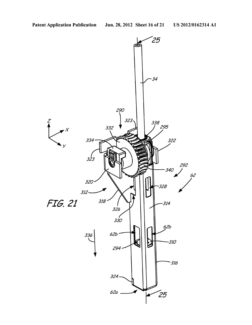 PRINT HEAD ASSEMBLY FOR USE IN FUSED DEPOSITION MODELING SYSTEM - diagram, schematic, and image 17