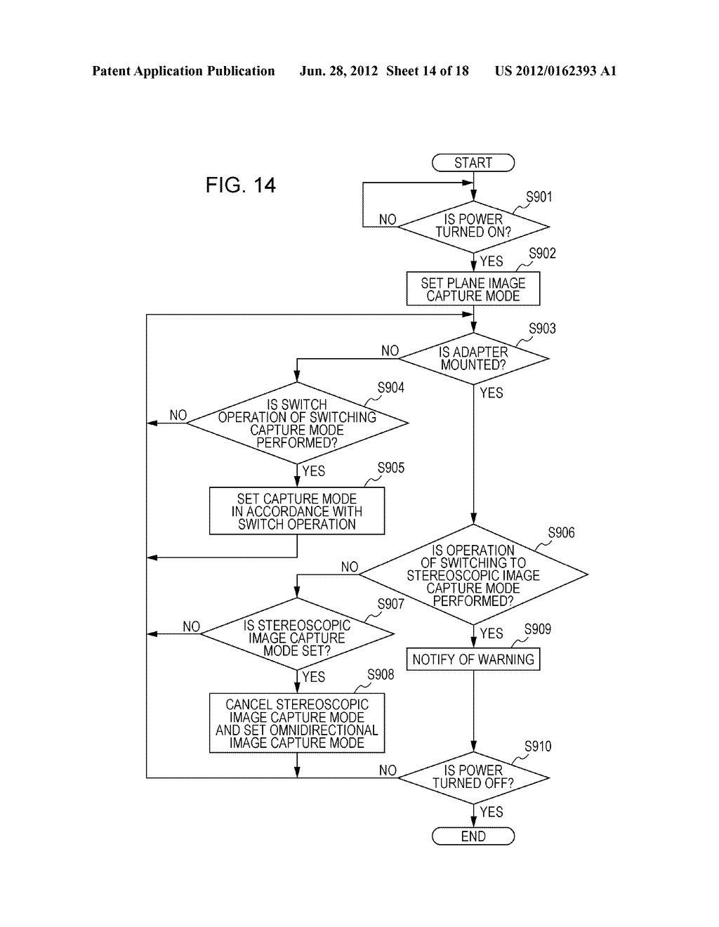IMAGING APPARATUS, CONTROLLING METHOD THEREOF, AND PROGRAM - diagram, schematic, and image 15