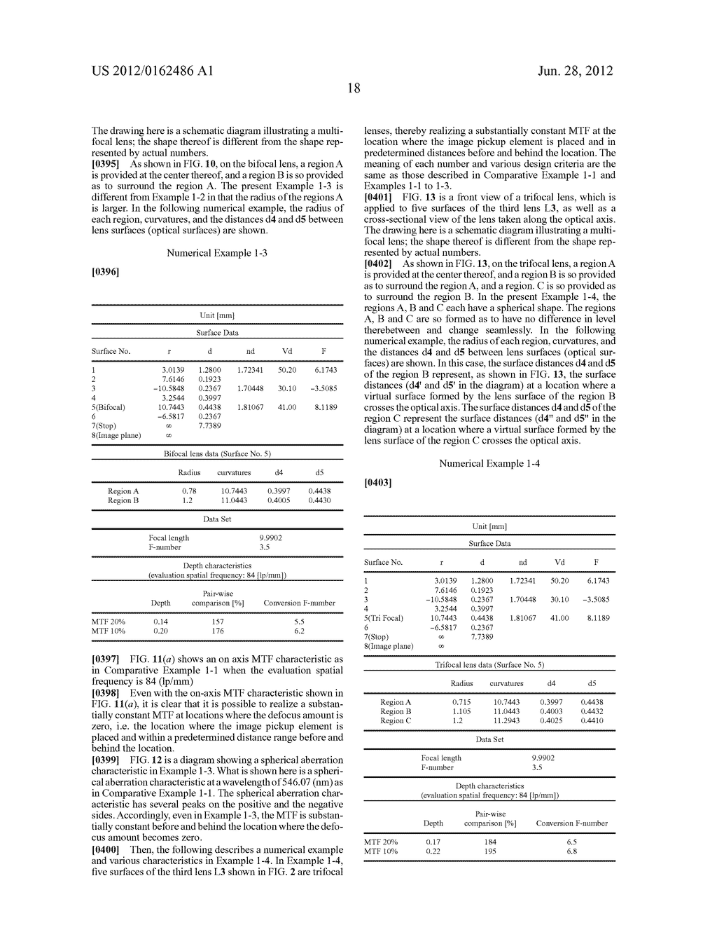 OPTICAL DEVICE AND IMAGE PICKUP DEVICE AND IMAGE PICKUP SYSTEM USING THE     SAME - diagram, schematic, and image 62