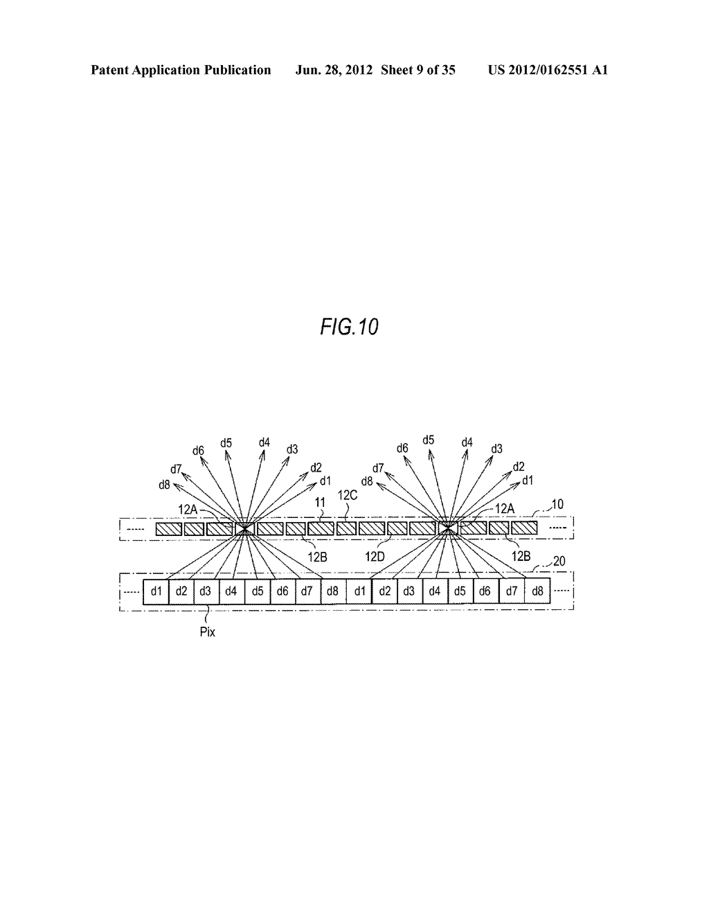 METHOD FOR DRIVING STEREOSCOPIC DISPLAY APPARATUS AND STEREOSCOPIC DISPLAY     APPARATUS - diagram, schematic, and image 10