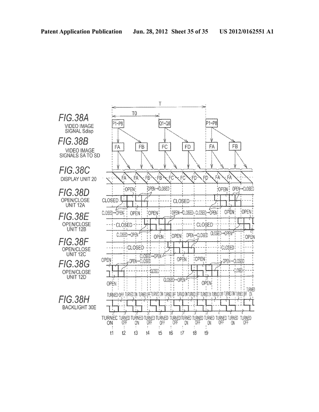 METHOD FOR DRIVING STEREOSCOPIC DISPLAY APPARATUS AND STEREOSCOPIC DISPLAY     APPARATUS - diagram, schematic, and image 36