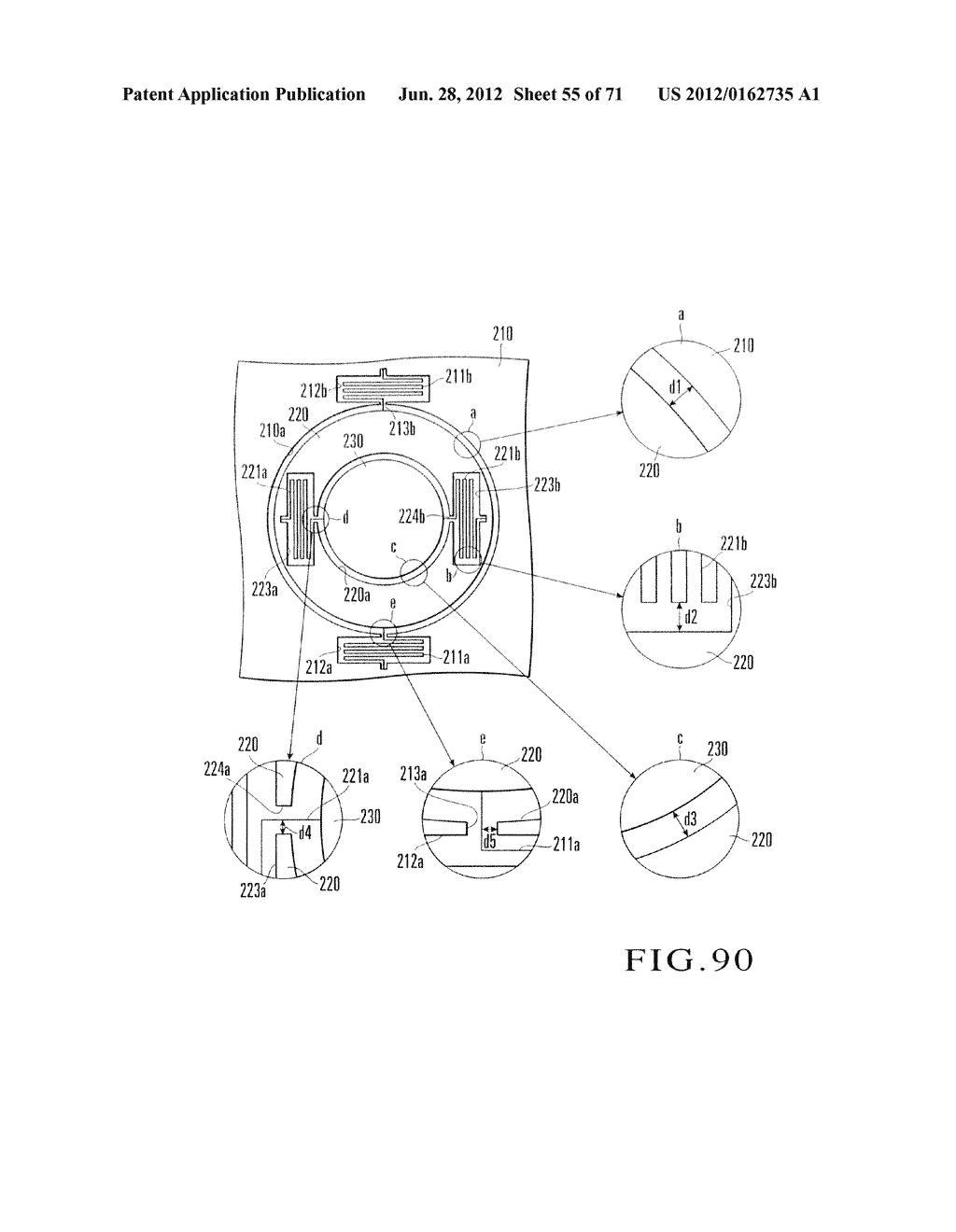MIRROR DEVICE, MIRROR ARRAY, OPTICAL SWITCH, MIRROR DEVICE MANUFACTURING     METHOD, AND MIRROR SUBSTRATE MANUFACTURING METHOD - diagram, schematic, and image 56