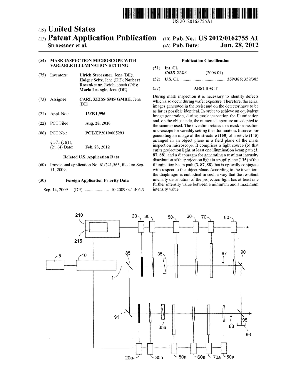 MASK INSPECTION MICROSCOPE WITH VARIABLE ILLUMINATION SETTING - diagram, schematic, and image 01