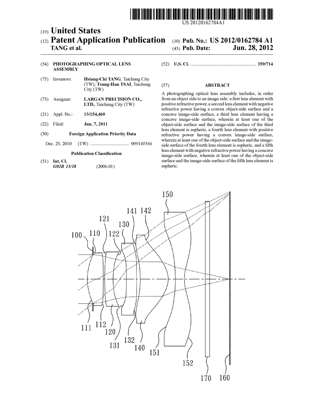 PHOTOGRAPHING OPTICAL LENS ASSEMBLY - diagram, schematic, and image 01