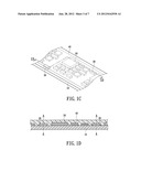 MODULE IC PACKAGE STRUCTURE WITH ELECTRICAL SHIELD FUNCTION AND METHOD FOR     MAKING THE SAME diagram and image