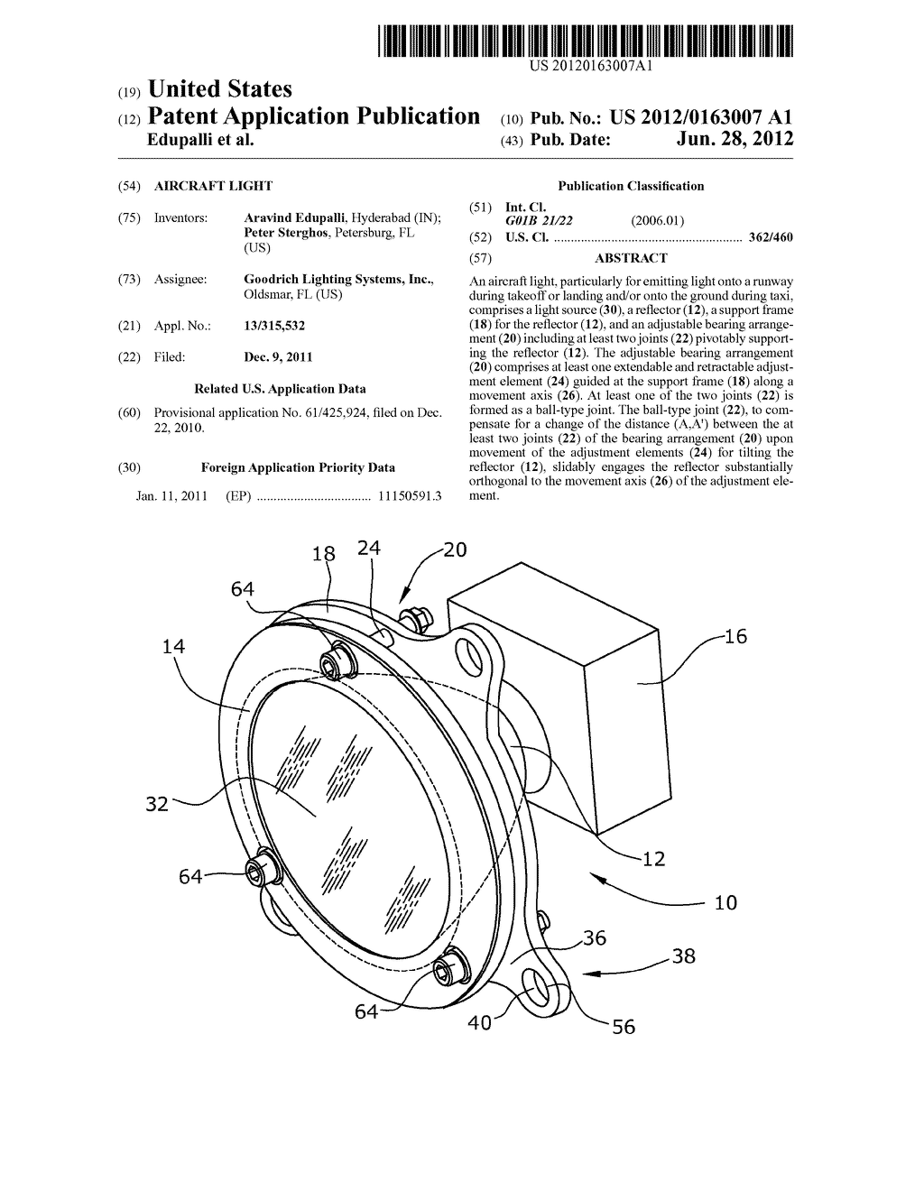 AIRCRAFT LIGHT - diagram, schematic, and image 01