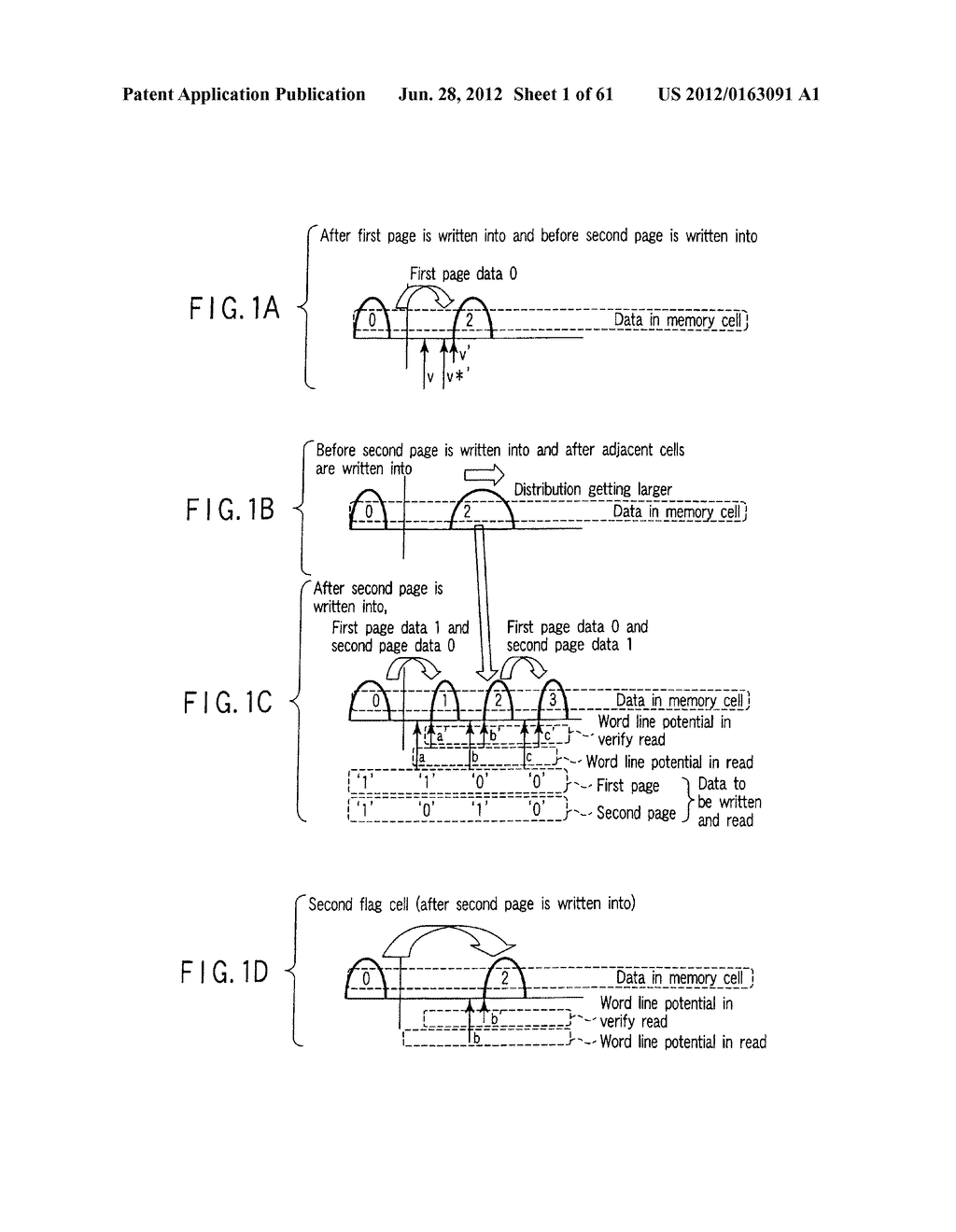 SEMICONDUCTOR MEMORY DEVICE WHICH STORES PLURAL DATA IN A CELL - diagram, schematic, and image 02