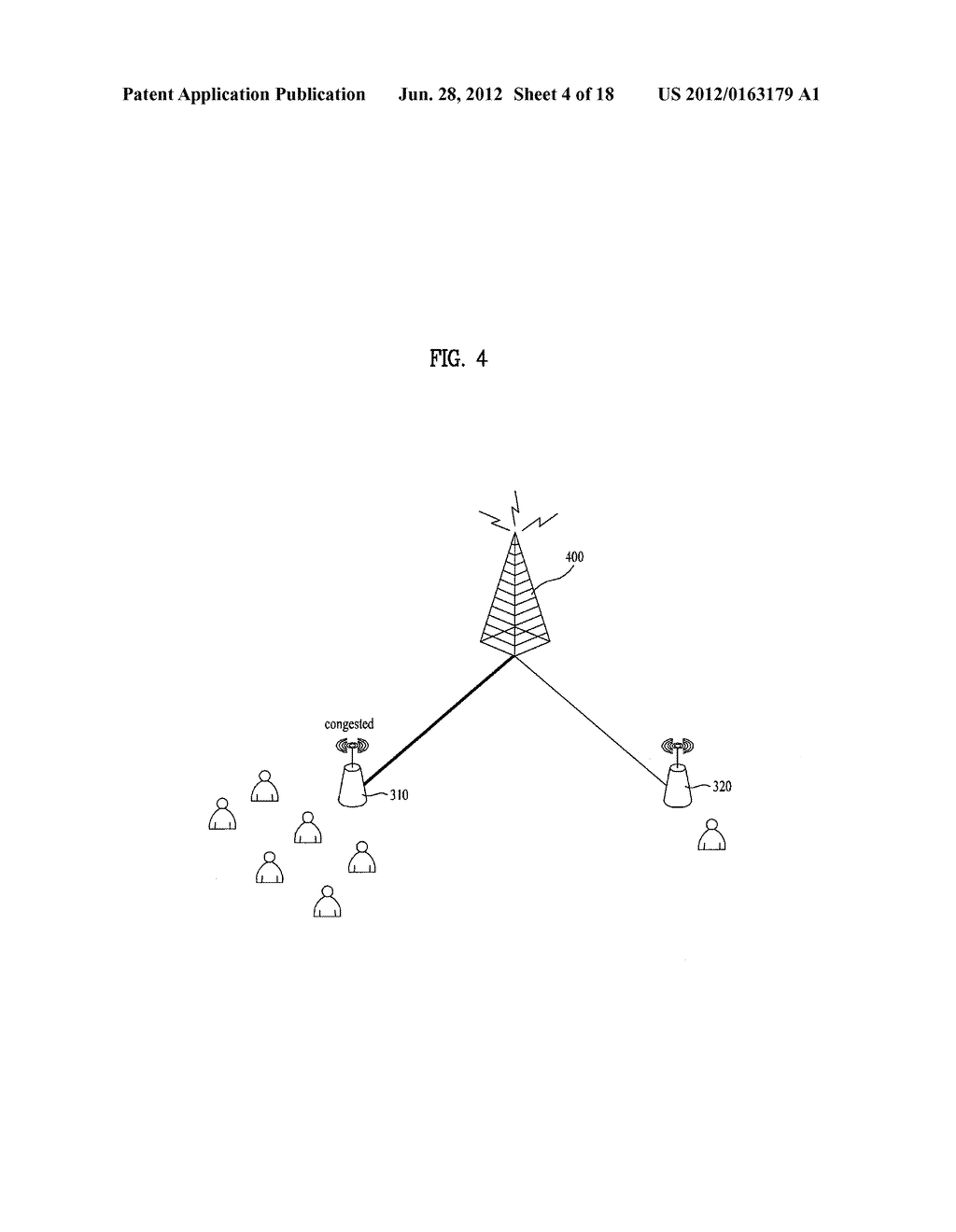 METHOD FOR PROCESSING TRAFFIC IN UNUSED BAND IN AN INTERMEDIATE ACCESS     POINT - diagram, schematic, and image 05