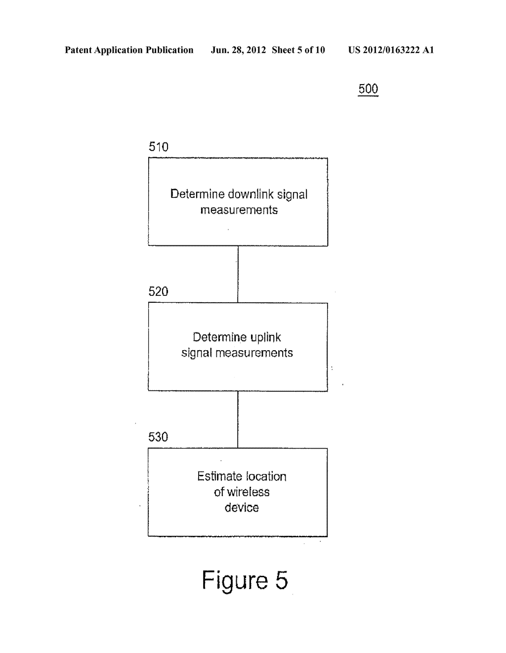 SYSTEM AND METHOD FOR LOCATING A WIRELESS DEVICE IN A WIMAX NETWORK USING     UPLINK SIGNALS - diagram, schematic, and image 06