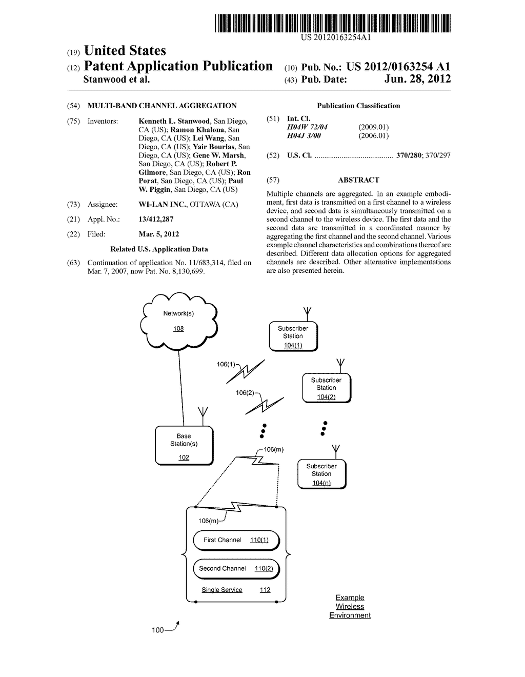 MULTI-BAND CHANNEL AGGREGATION - diagram, schematic, and image 01