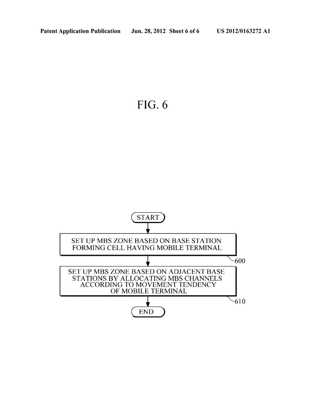 METHOD OF SETTING UP DYNAMIC MULTICAST AND BROADCAST SERVICE ZONE FOR     PROVIDING MOBILE INTERNET PROTOCOL TELEVISION SERVICE - diagram, schematic, and image 07