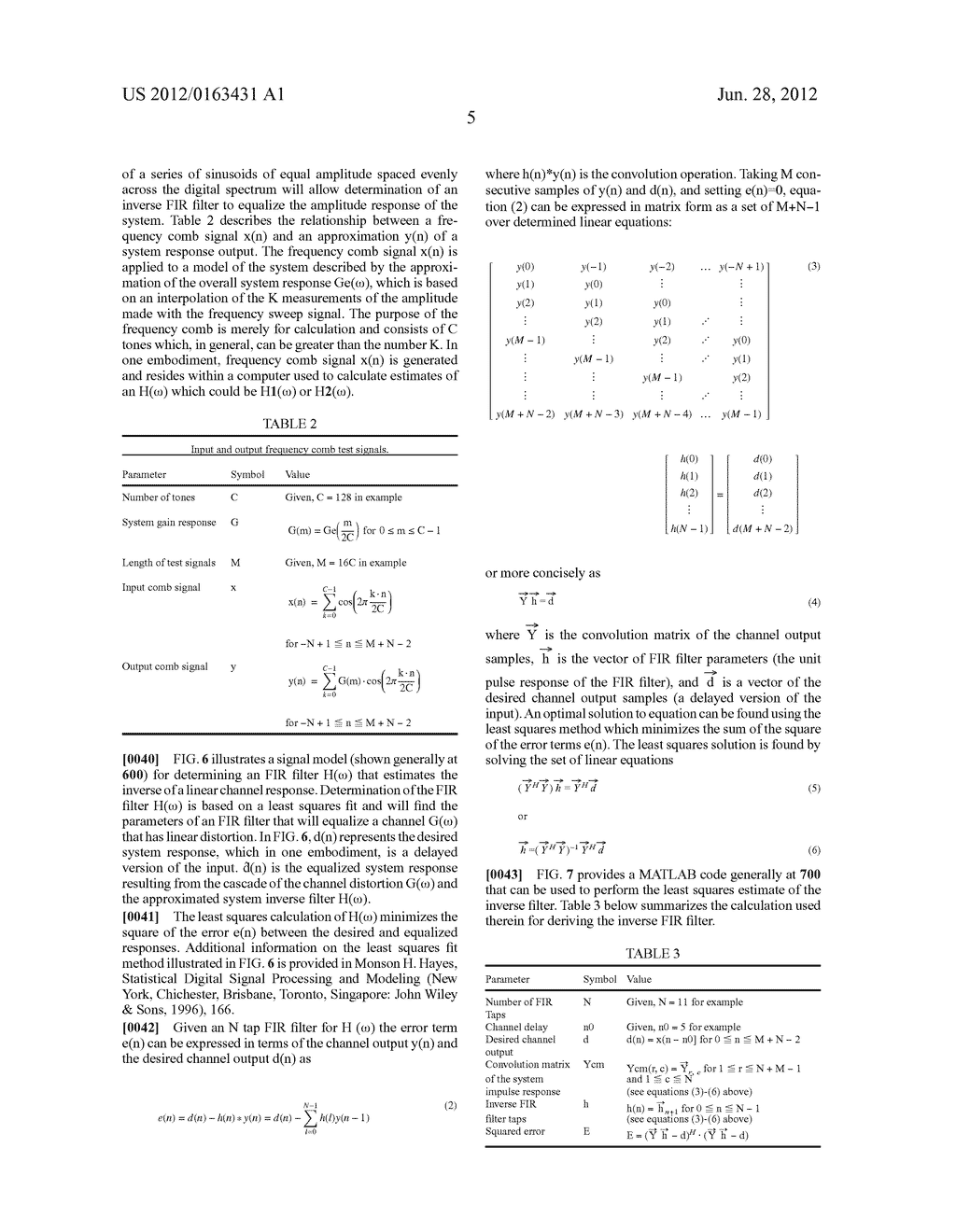 METHOD AND APPARATUS FOR DIGITALLY EQUALIZING A SIGNAL IN A DISTRIBUTED     ANTENNA SYSTEM - diagram, schematic, and image 15