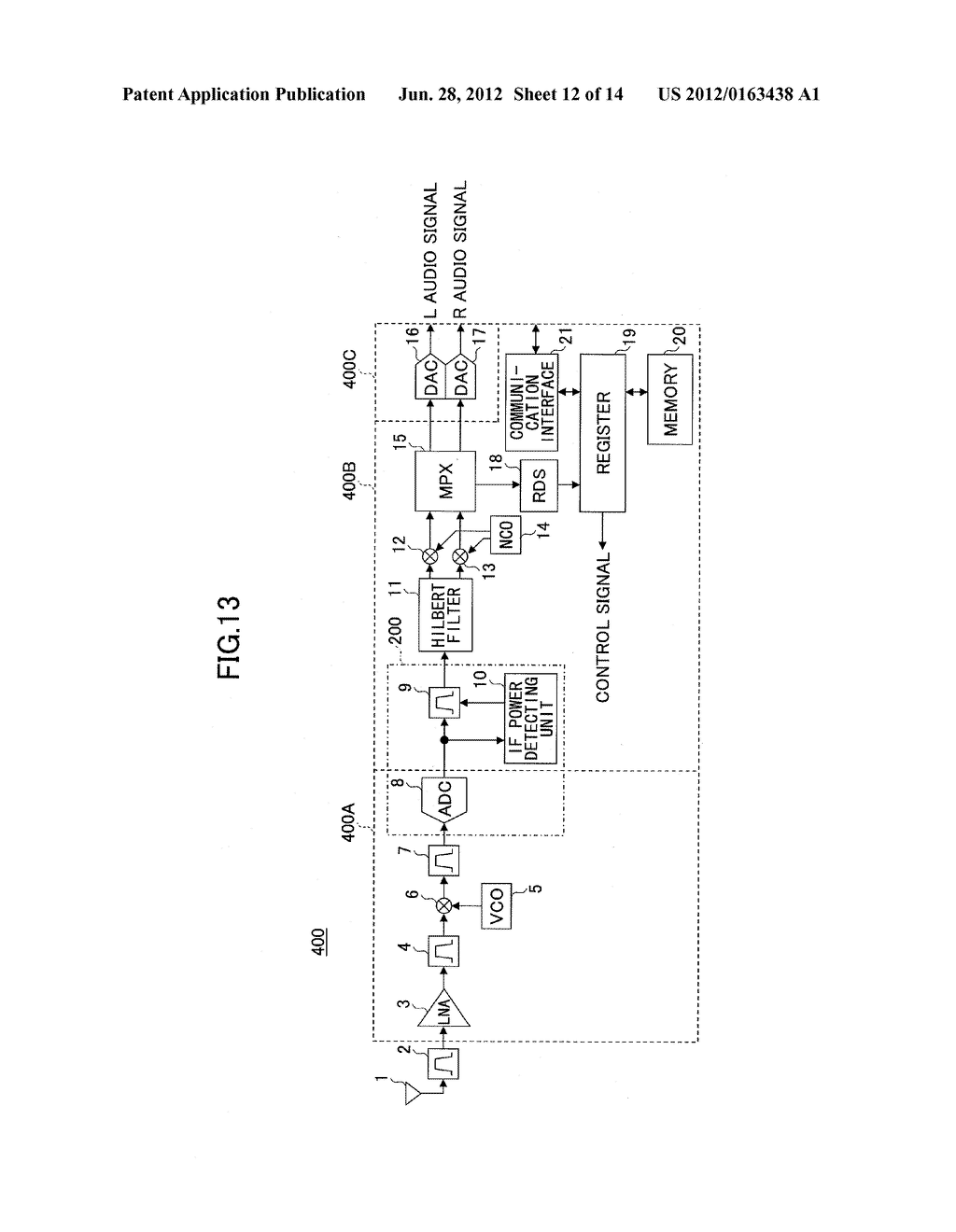 SIGNAL PROCESSING DEVICE AND SIGNAL PROCESSING METHOD - diagram, schematic, and image 13