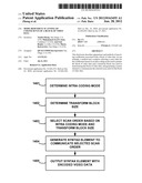 MODE DEPENDENT SCANNING OF COEFFICIENTS OF A BLOCK OF VIDEO DATA diagram and image