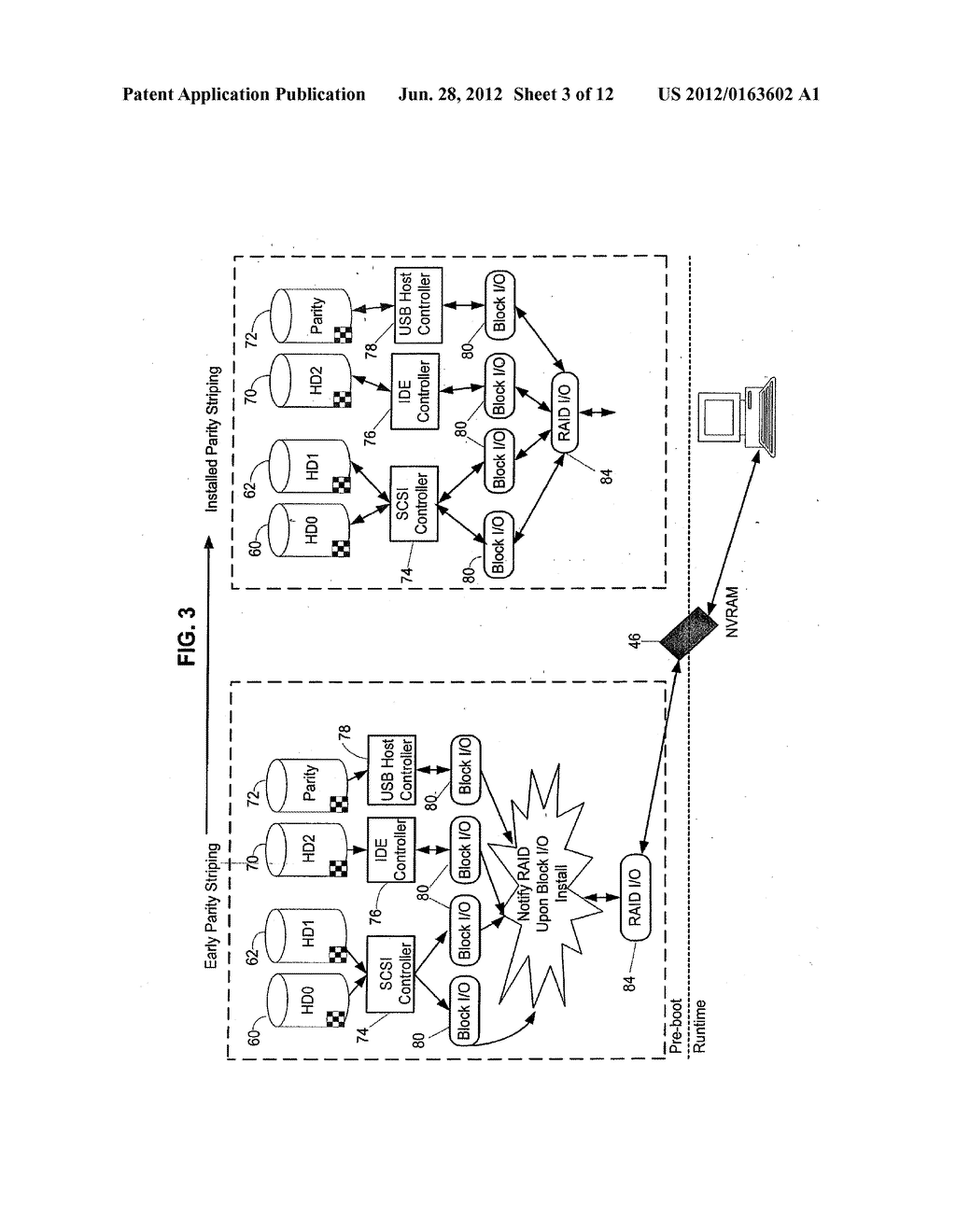 Method and Apparatus for Providing Seamless File System Encryption from a     Pre-Boot Environment Into a Firmware Interface Aware Operating System - diagram, schematic, and image 04
