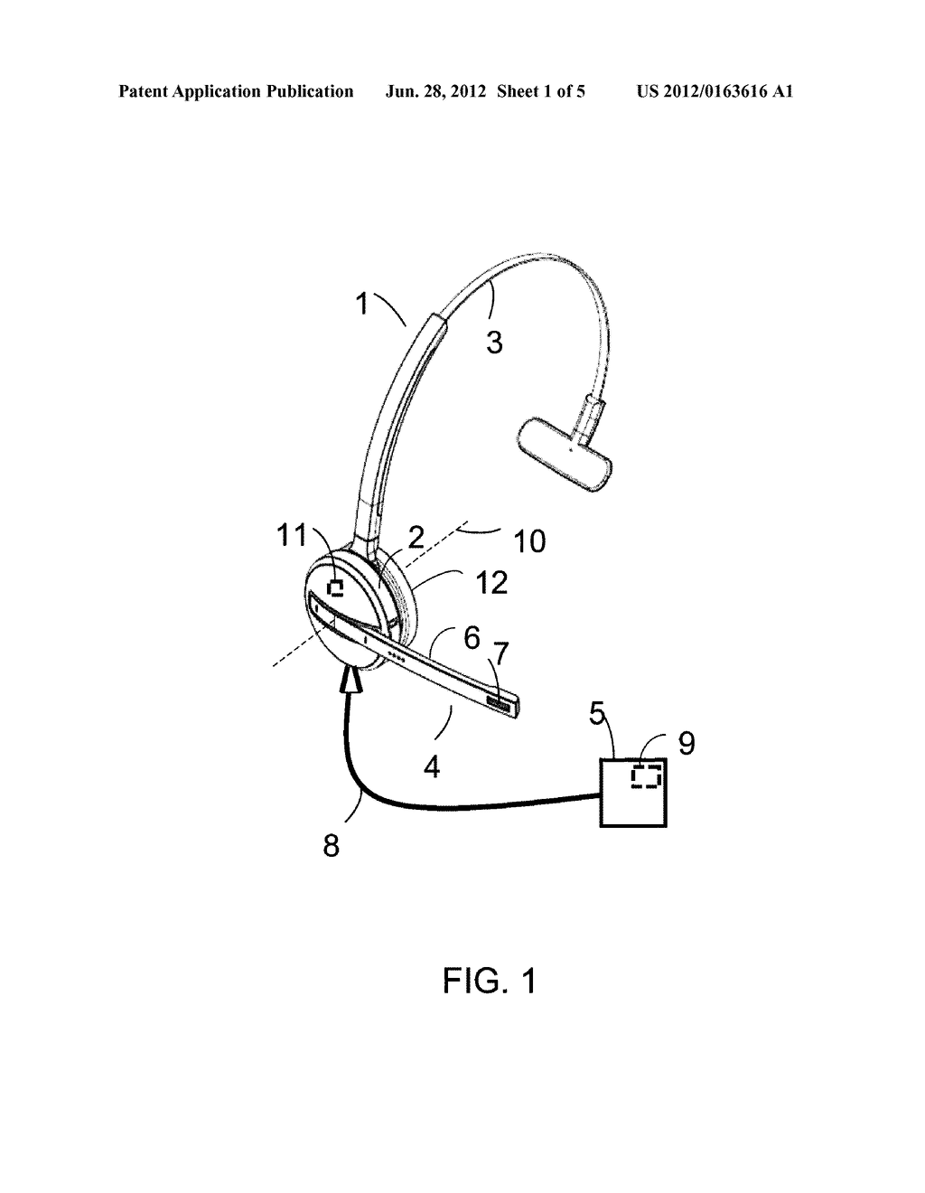 Headset With Rotatable Earphone Housing - diagram, schematic, and image 02