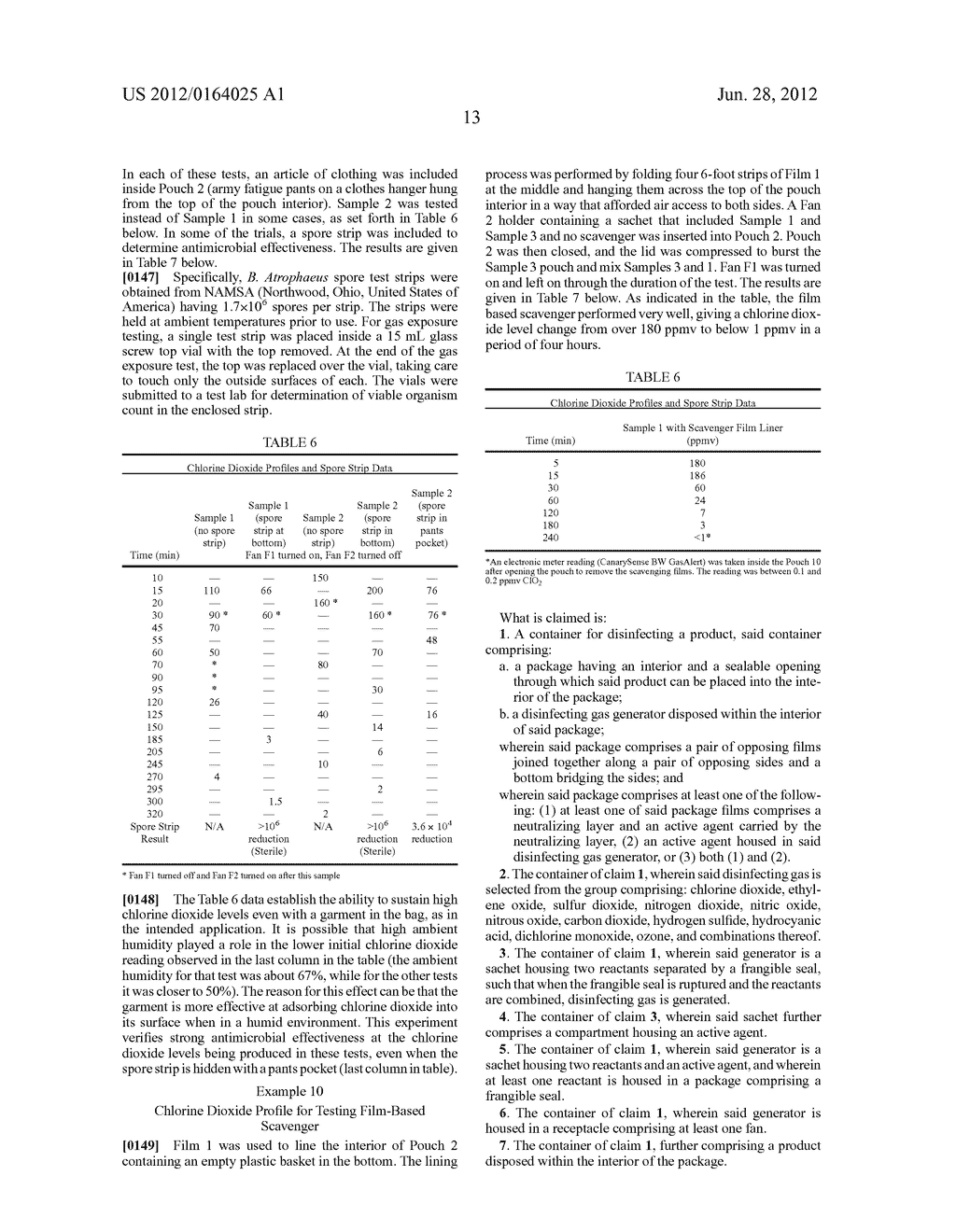 Disinfecting Package and Methods of Making and Using the Same - diagram, schematic, and image 31