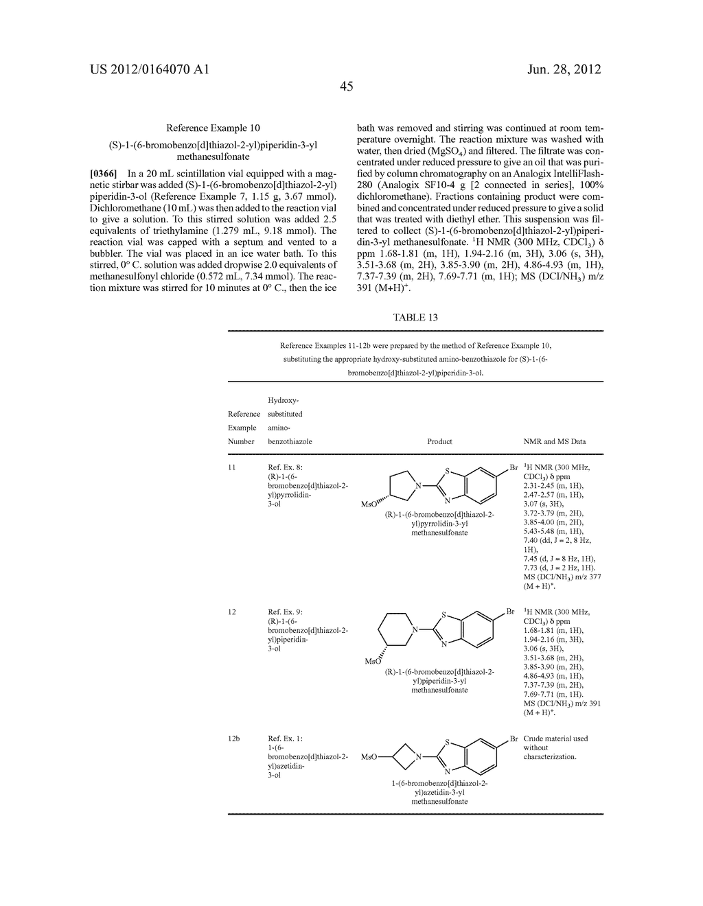 BENZOTHIAZOLE AND BENZOOXAZOLE DERIVATIVES AND METHODS OF USE - diagram, schematic, and image 46