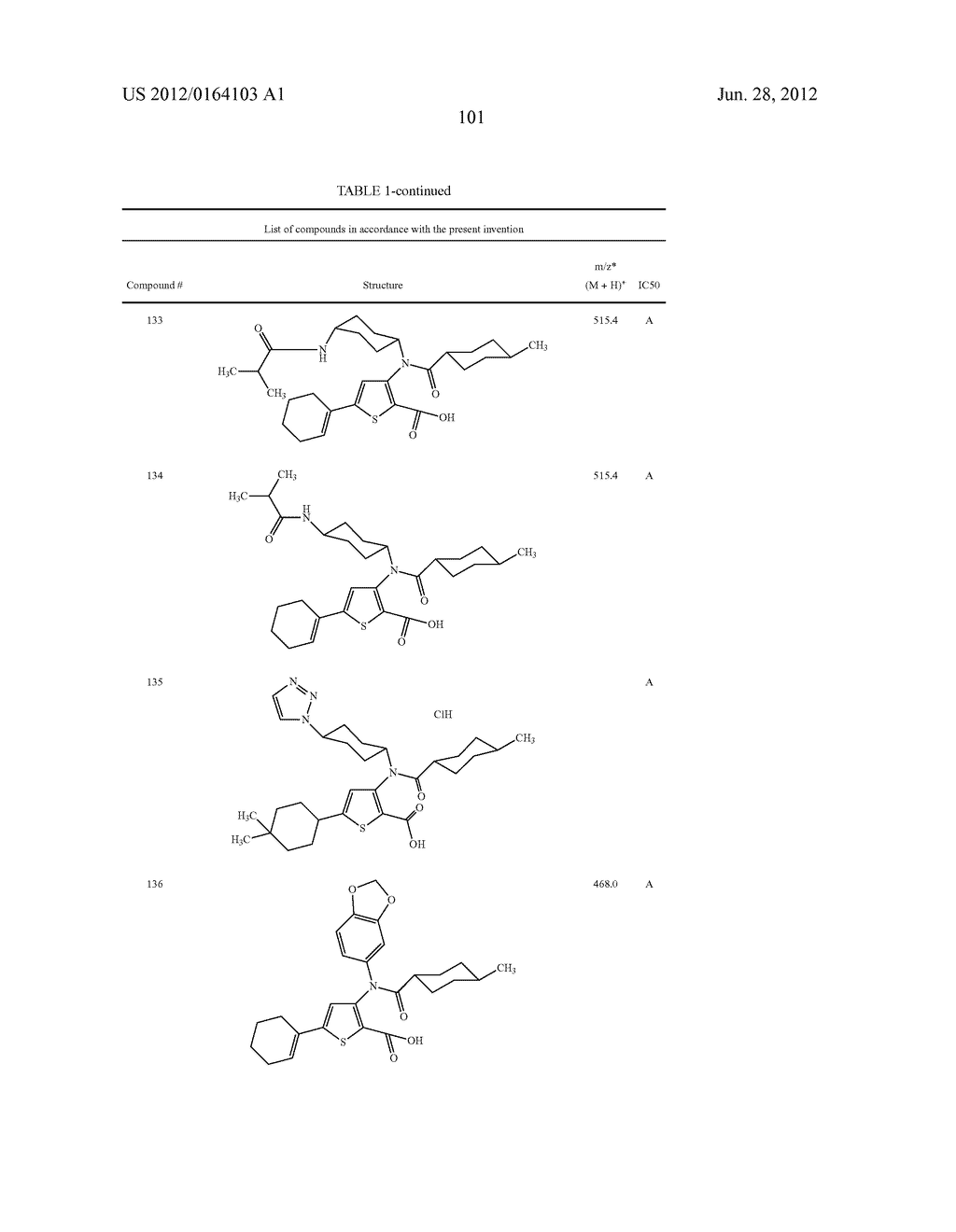 Compounds and Methods for the Treatment or Prevention of Flavivirus     Infections - diagram, schematic, and image 102