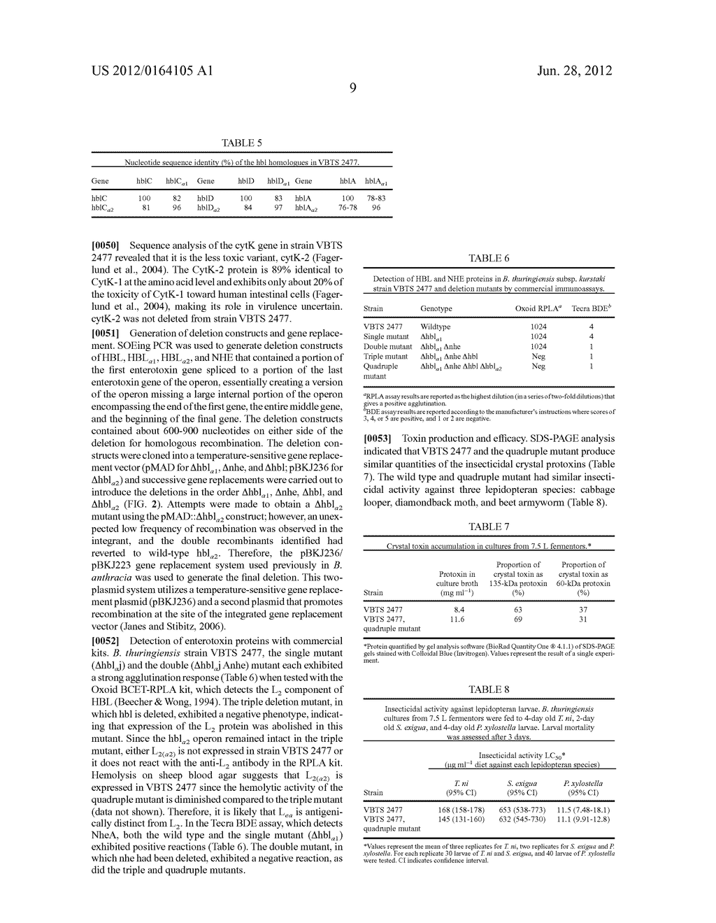 CONSTRUCTION OF A QUADRUPLE ENTEROTOXIN-DEFICIENT MUTANT OF BACILLUS     THURINGIENSIS - diagram, schematic, and image 14