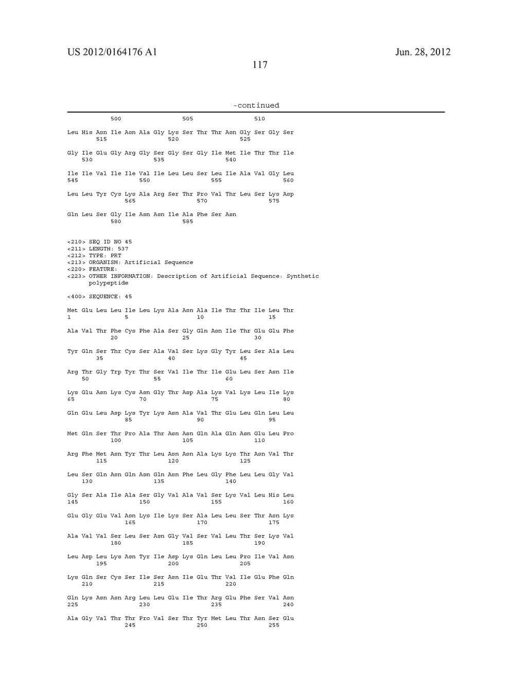 RSV F PROTEIN COMPOSITIONS AMD METHODS FOR MAKING SAME - diagram, schematic, and image 131