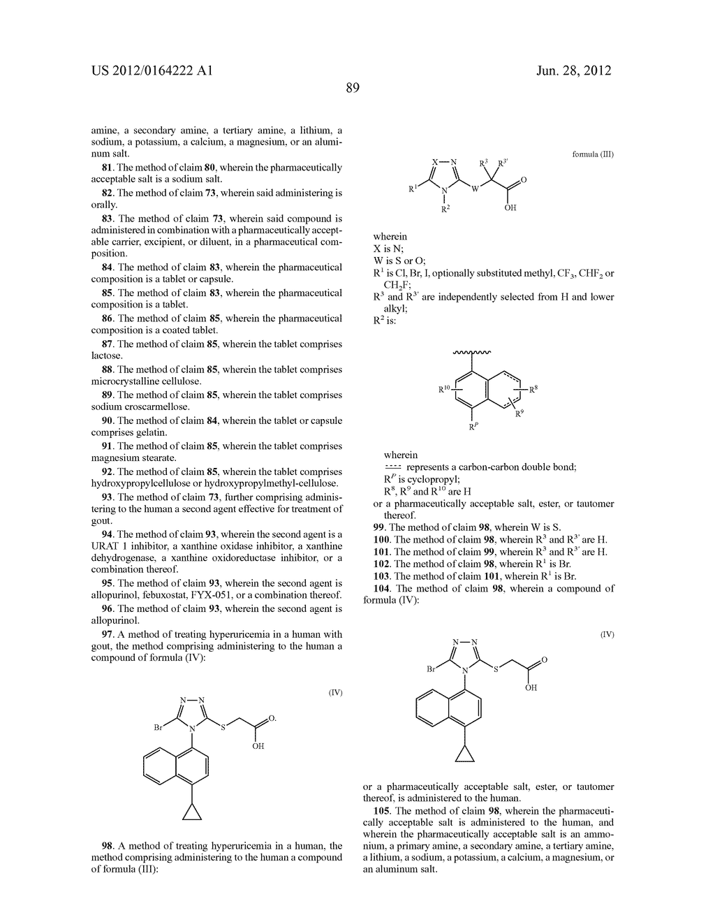 NOVEL COMPOUNDS AND COMPOSITIONS AND METHODS OF USE - diagram, schematic, and image 96