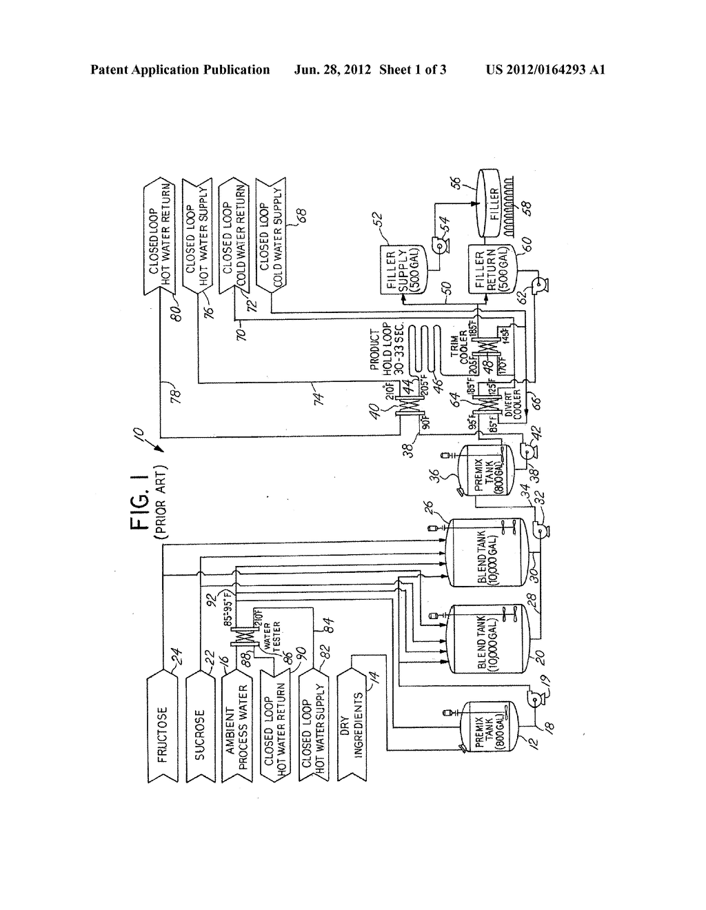 Continuous Hot Fill Process - diagram, schematic, and image 02