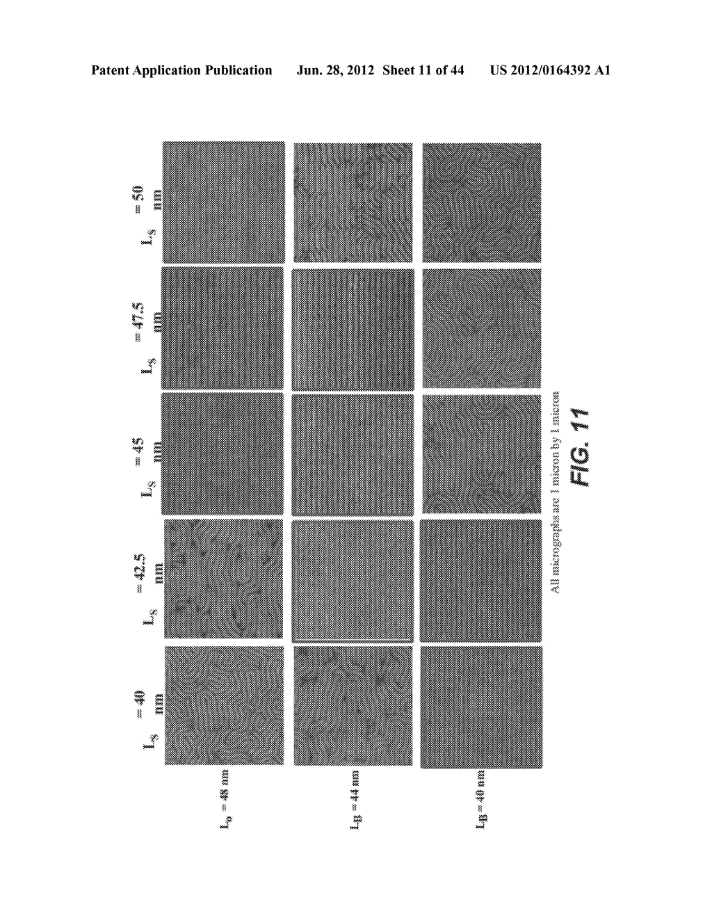 METHODS AND COMPOSITIONS FOR FORMING PATTERNS WITH ISOLATED OR DISCRETE     FEATURES USING BLOCK COPOLYMER MATERIALS - diagram, schematic, and image 12