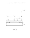 FLEXIBLE SUBSTRATE STRUCTURE AND METHOD OF FABRICATING THE SAME diagram and image