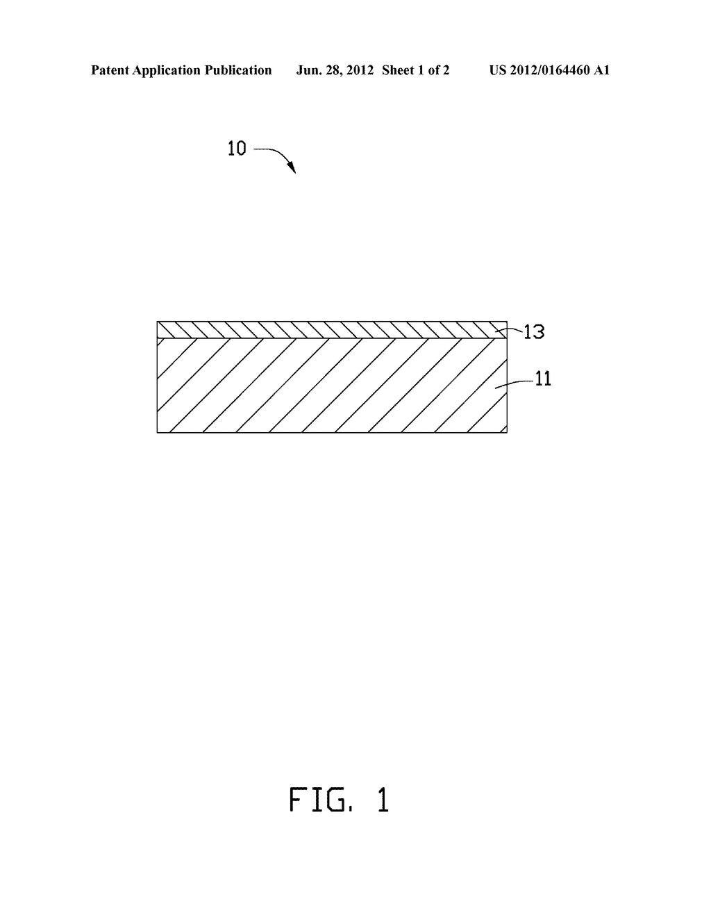 COATED ARTICLE AND METHOD FOR MAKING THE SAME - diagram, schematic, and image 02