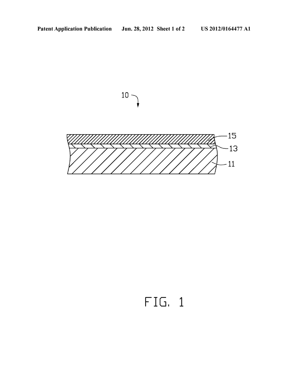 COATED ARTICLE AND METHOD FOR MAKING SAME - diagram, schematic, and image 02