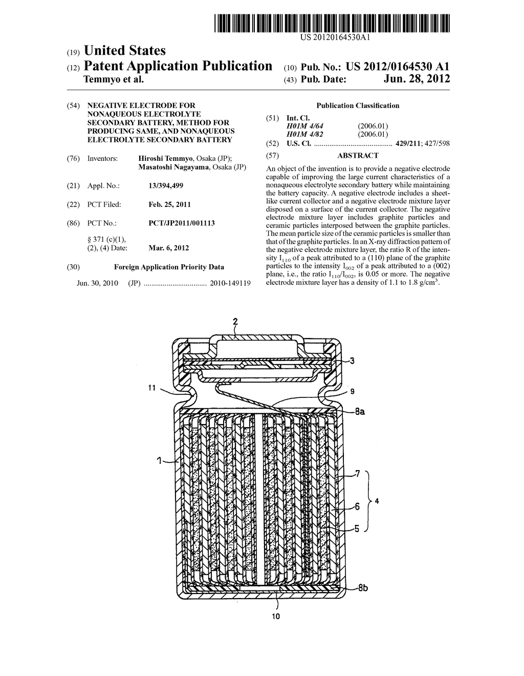 NEGATIVE ELECTRODE FOR NONAQUEOUS ELECTROLYTE SECONDARY BATTERY, METHOD     FOR PRODUCING SAME, AND NONAQUEOUS ELECTROLYTE SECONDARY BATTERY - diagram, schematic, and image 01