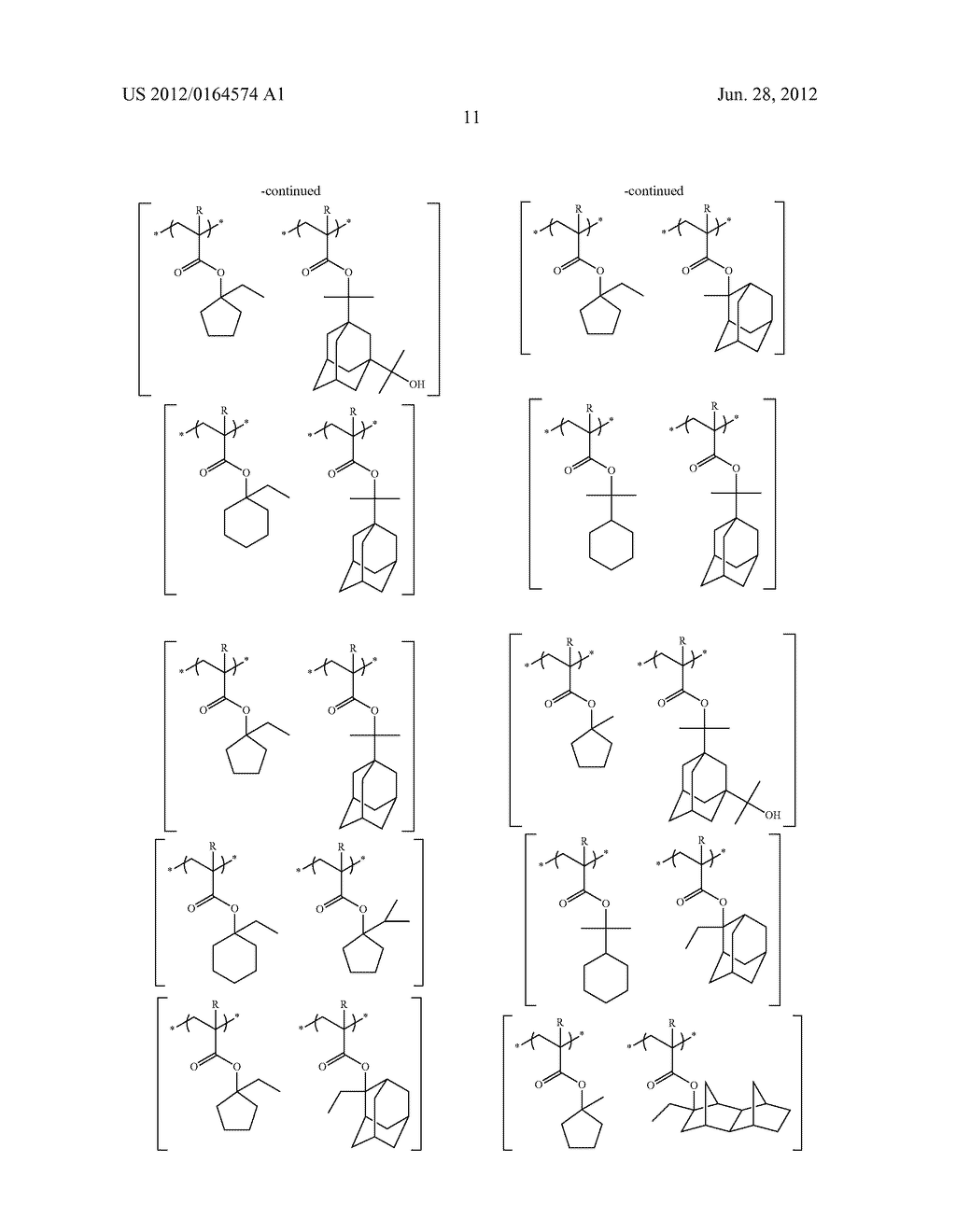 ACTINIC-RAY-SENSITIVE OR RADIATION-SENSITIVE RESIN COMPOSITION, AND     ACTINIC-RAY-SENSITIVE OR RADIATION-SENSITIVE FILM AND PATTERN FORMING     METHOD USING THE SAME - diagram, schematic, and image 12