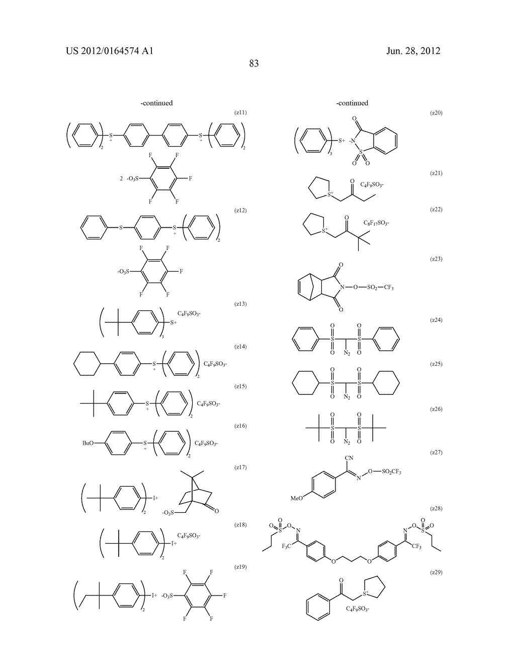 ACTINIC-RAY-SENSITIVE OR RADIATION-SENSITIVE RESIN COMPOSITION, AND     ACTINIC-RAY-SENSITIVE OR RADIATION-SENSITIVE FILM AND PATTERN FORMING     METHOD USING THE SAME - diagram, schematic, and image 84