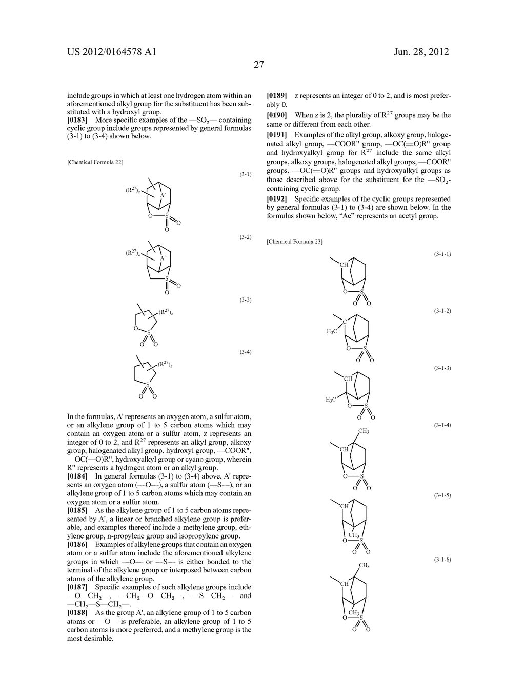 RESIST COMPOSITION, METHOD OF FORMING RESIST PATTERN - diagram, schematic, and image 28