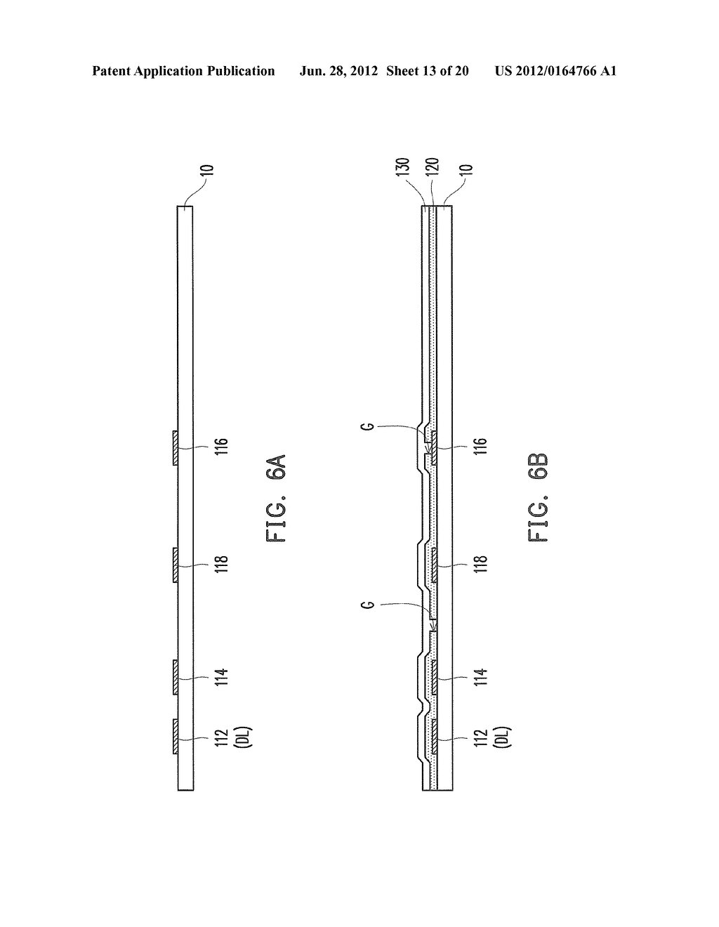 METHOD OF FABRICATING AN ACTIVE DEVICE ARRAY AND FABRICATING AN ORGANIC     LIGHT EMITTING DIODE ARRAY - diagram, schematic, and image 14