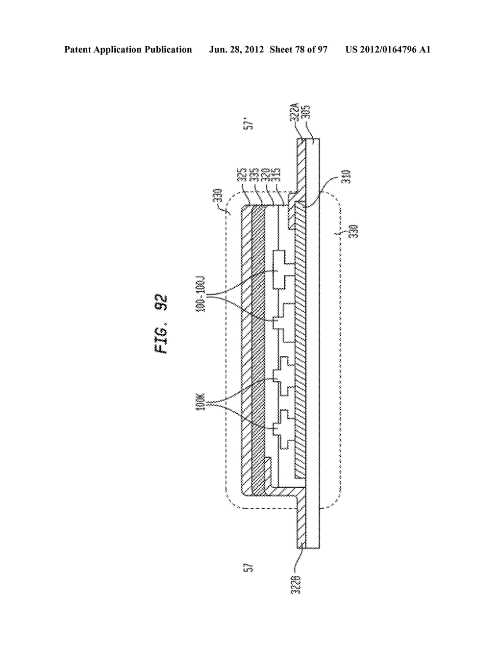 Method of Manufacturing a Printable Composition of a Liquid or Gel     Suspension of Diodes - diagram, schematic, and image 79