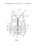 Glow-in-the-Dark Life Jacket diagram and image