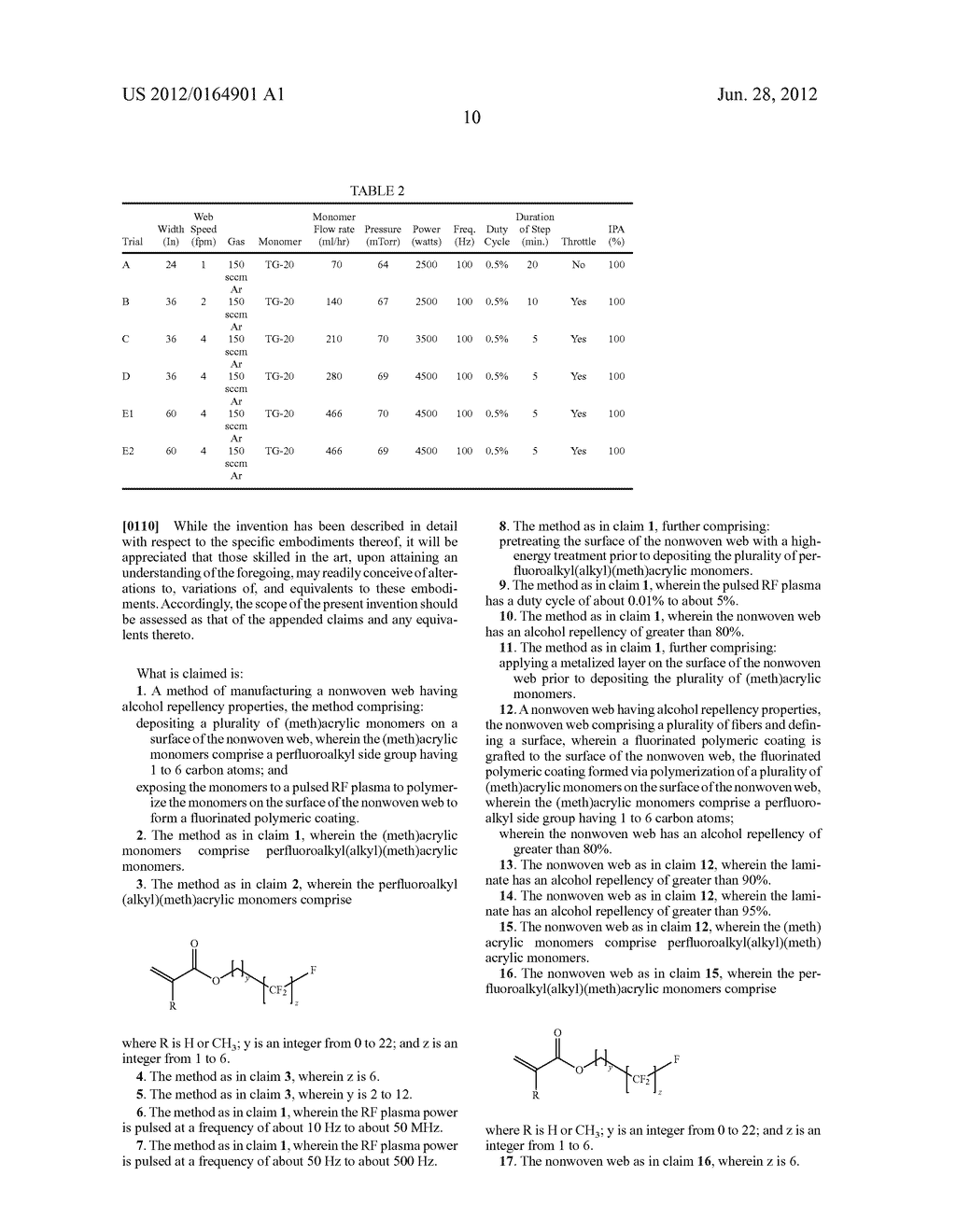 NONWOVEN WEBS HAVING IMPROVED BARRIER PROPERTIES - diagram, schematic, and image 15