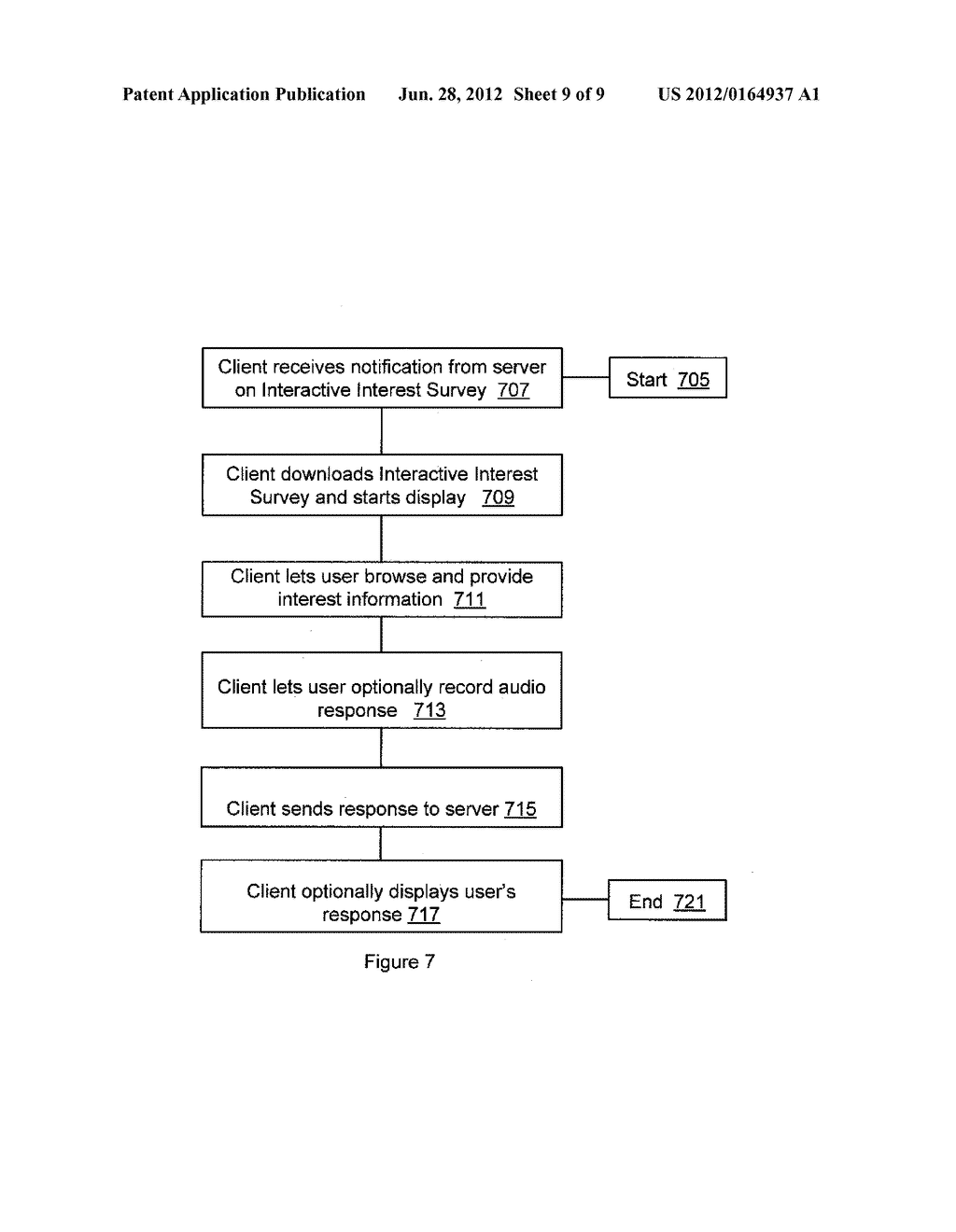 SYSTEM FOR PROVIDING INTERACTIVE USER INTEREST SURVEY TO USERS OF MOBILE     DEVICES - diagram, schematic, and image 10